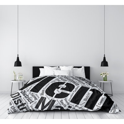 Memphis Modern & Contemporary Duvet Cover