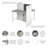 Bush Business Furniture Hustle 2 Person Office Cubicle Desk With Storage Set-111233382-111233383