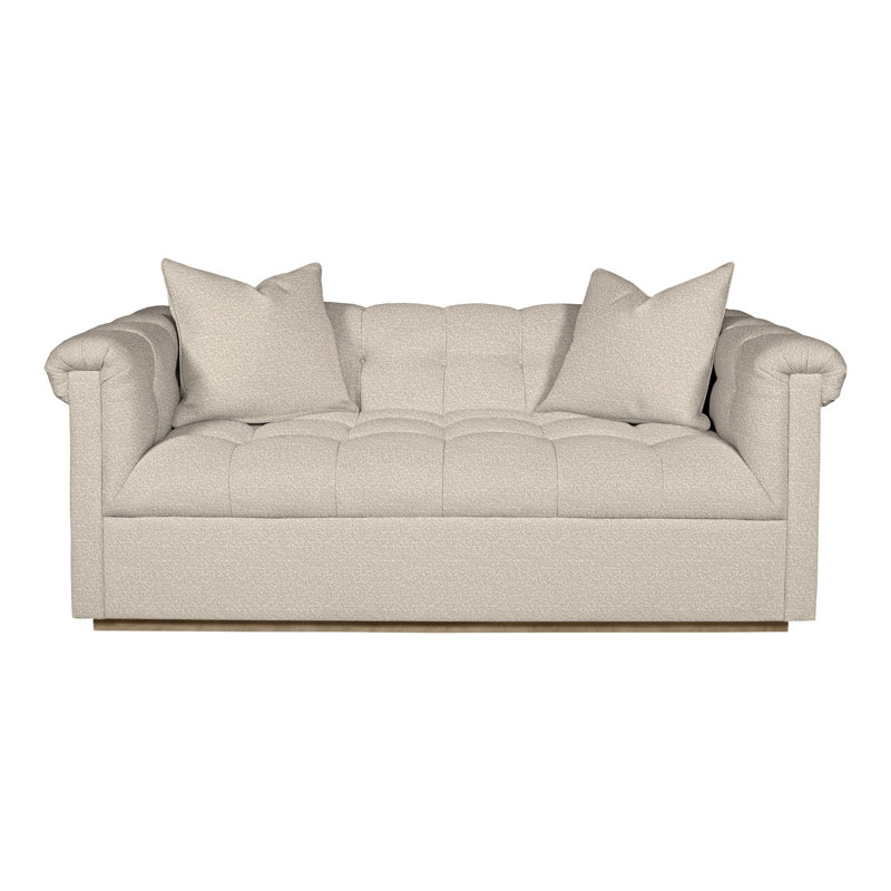 Causeuse rembourrée Thom Filicia Home, Vapeur Nadia, Hampton