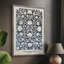WM MORRIS Series DCXCV Framed Print - Solid Wood-1696597826