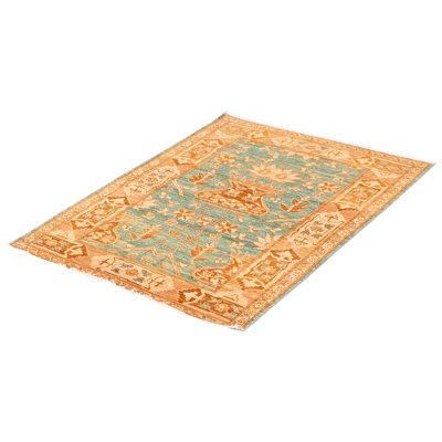 Peshawar One-of-a-Kind 4'4" X 5'10" New Age Wool Area Rug in