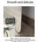 56X15inch Wall-mounted round-angle dressing mirror high-quality 5mm silver mirror  explosion-proof glass-1264199979