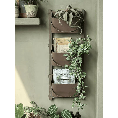 Farmhouse Three-Tier Wall Pocket Organizer