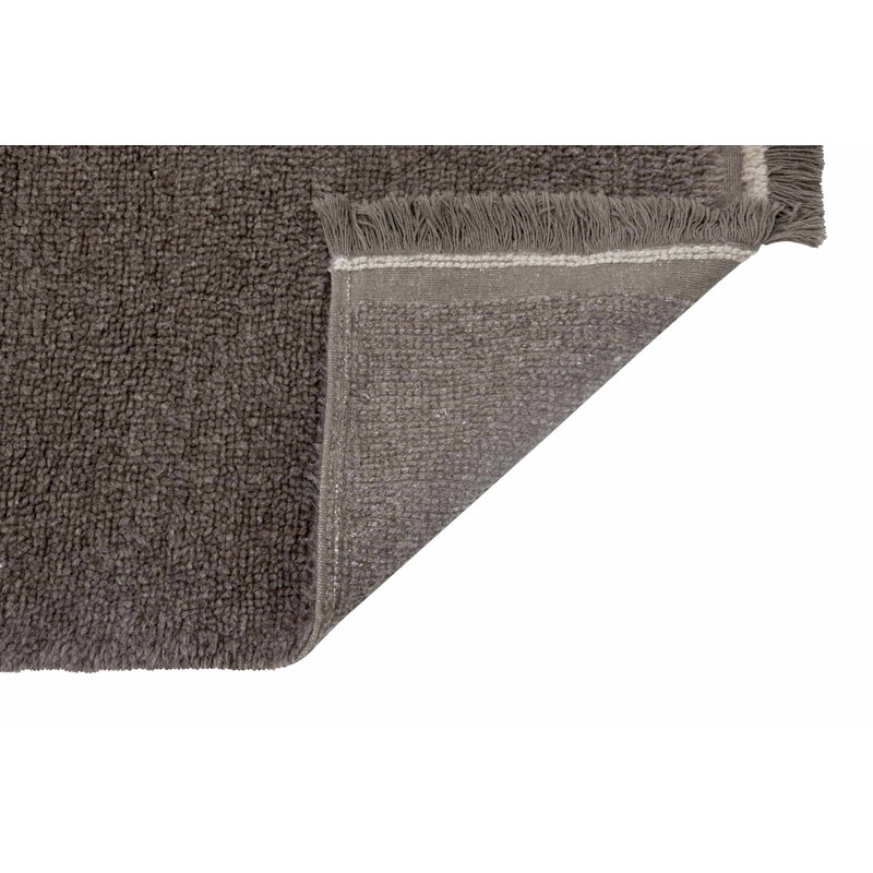 Sheep Of The World Hand Tufted Wool Area Rug in Sheep Brown, Rectangle 5'7" x 7'10"