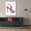 «Glitz and Glam V2 Pink» par Mercedes Lopez, art mural sur toile Charro-1927207062