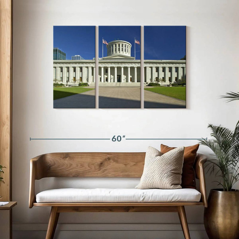 Ohio Statehouse, 28" H x 45" W