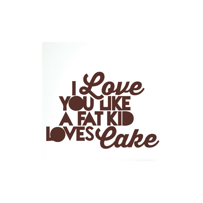 Non-Wall Damaging Wall Decal, Brown, Large