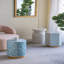Table d'appoint hexagonale