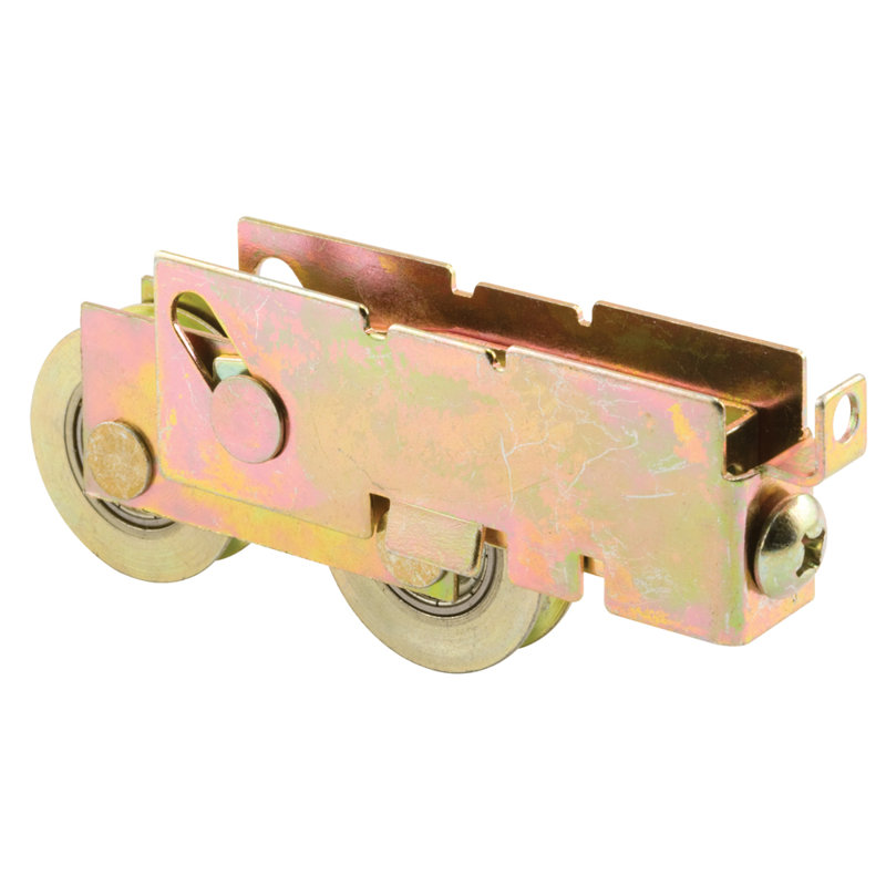 1-1/4 in Steel Ball Bearing Sliding Door Tandem Roller Assembly, F-Tab (Single Pack)