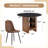42" Mid-Century Modern Round Dining Table With Storage Base, Seats 4–6-1984970030-1984970031-1984970029
