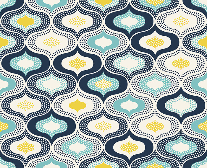 Gretchine Damask Wallpaper, 360 x 250cm