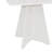 Chesterle Square Pedestal Table White