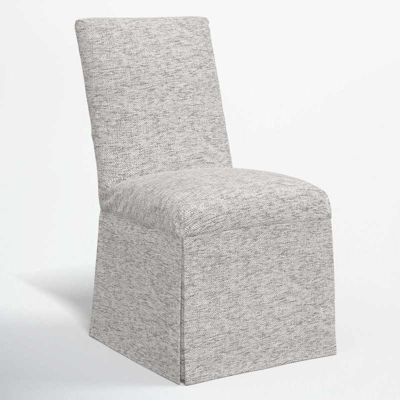 Ivanka 20'' H Upholstered Parsons Chair, Milsap Spray Sustain® Tweed