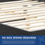 Grand lit plateforme avec pieds angulaires noirs Sidney Cane and Wood-1000349715-1000349718
