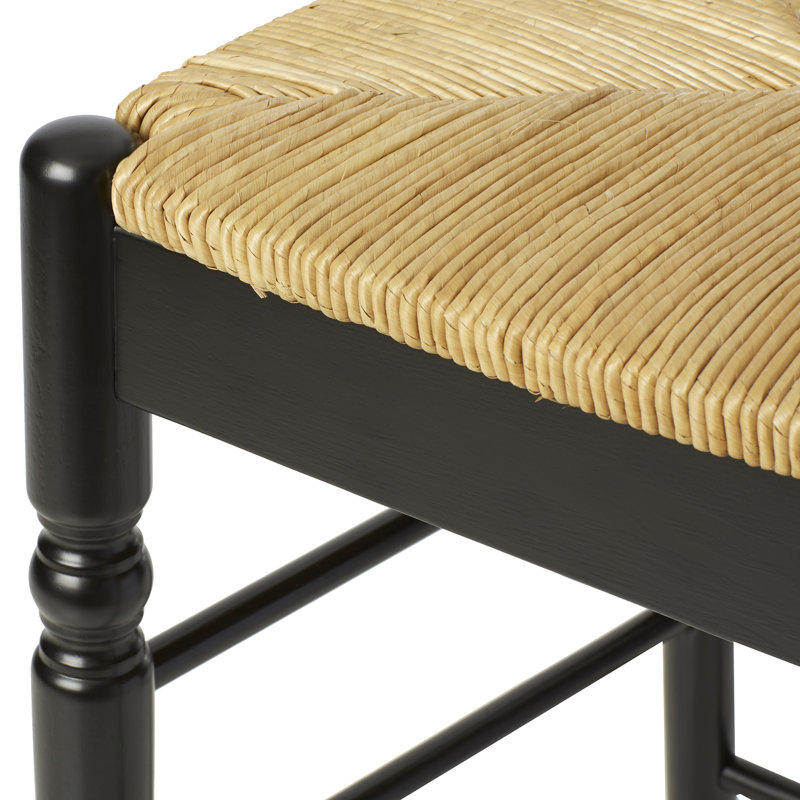 Tabouret de bar et de comptoir Amasya, Tabouret de comptoir (assise de 24 po de hauteur), Noir