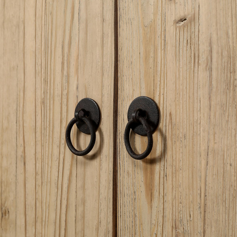Two Doors Cabient Weathered Natural 39x18x35H