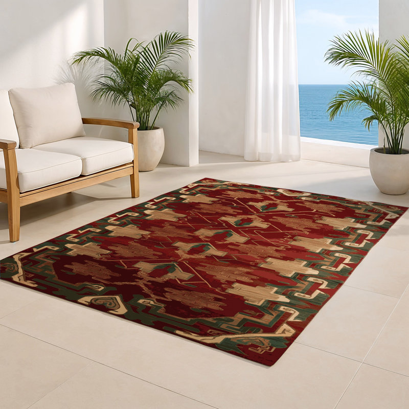 Tapis intérieur et extérieur ArtDeco, Rectangulaire 2 pi x 3 pi