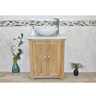 Cowen 650mm Single Bathroom Vanity with Vessel St1 Basin