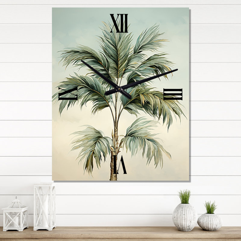 Jawanda - Horloge murale florale, Moyen