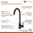Stainless Steel Single Handle High-Arc Kitchen Faucet-71097875