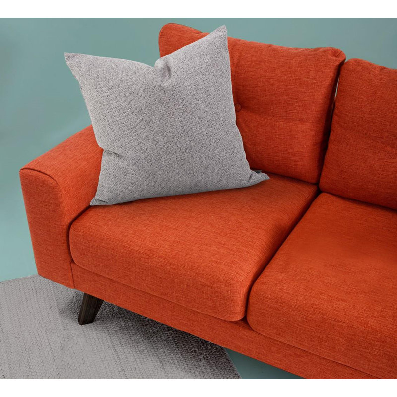 Throw Pillow, 24" x 24", Stone, Down