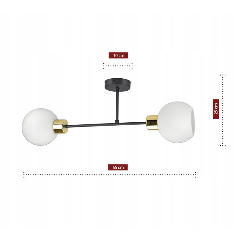 Gladstone Glass Ceiling Spotlight