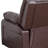 Arland Contemprary Faux Leather Pillow Back Recliner-1870347336