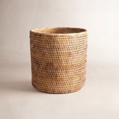 Rael 1.74 gal. Wicker Open Waste Basket