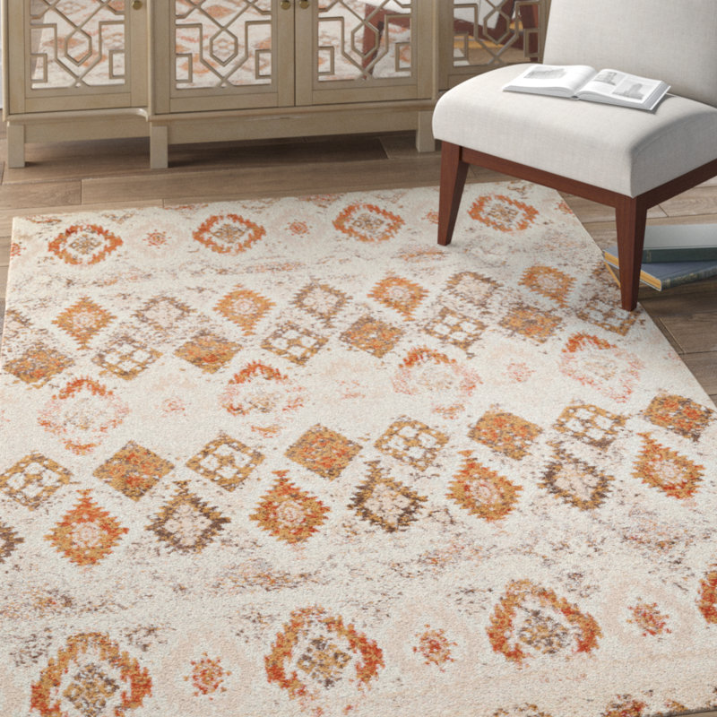 Tapis ivoire Randolph, Rectangle 12 pi 6 po x 15 pi