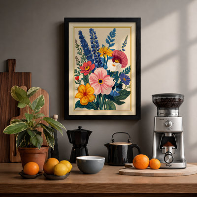 Study in Bloom Botanical - Framed Print