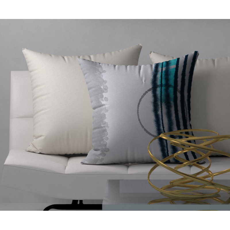 Coussin décoratif carrée à trempe parfaite, 18 po x 18 po
