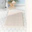 TOWN & COUNTRY EVERYDAY Ultra Plush Solid Tufted Windowpane Machine Washable Bath Mat 20"x32"-98665101