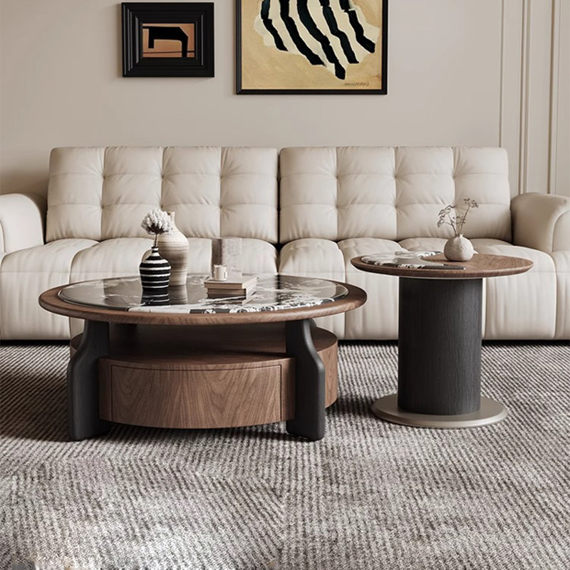 Ensemble de tables basses Walnut