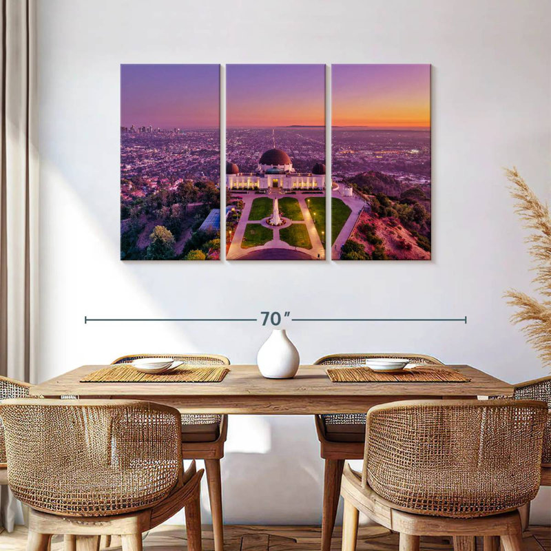 Sireci Griffith Observatory, 36" H x 57" W