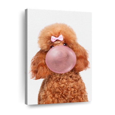 " Funny Poodle Bubble Gum " by Emma P