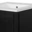 Meuble-lavabo de salle de bain avec lavabo en céramique, armoire autoportante avec porte à fermeture en douceur, tablette réglable en forme de U, meuble-lavabo moderne avec rangement-1194288838