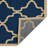 Navy Rectangle Polypropylene 5'3" X 7'6" Rug