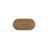 Modern Latte Cocktail Table, Veneers, Metal, Shelf For Storage, Brown, 52" D X 29" W 17" H Brown Storage Optionality, 52 In. Depth 29 Width 17 Height
