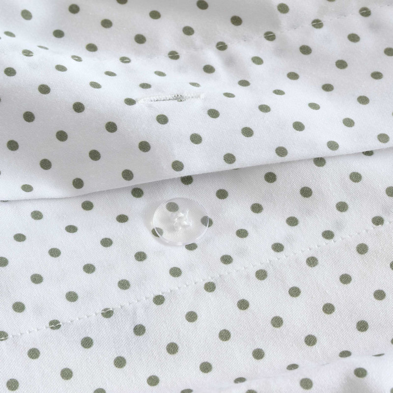 Ensemble de housse de couette réversible en coton Martha Stewart Songbird, Housse de couette pour très grand lit et 2 taies 