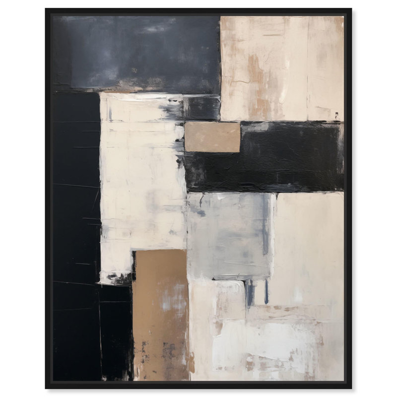 Cosmic Abyss II, toile moderne par Art Remedy, H 46 po x l 37 po, Cadre flottant noir