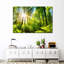 Forêt ensoleillée sur toile-103199180