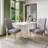 Tufted Velvet Upholstered Wingback  Dining Chair-1818594806-1818594804