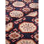 Tapis d'intérieur rectangulaire afghan oriental en soie noire et laine, fait à la main-1492244675