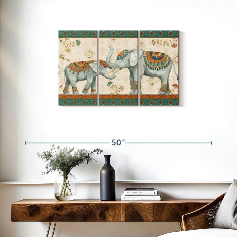 Elephant Walk I, 20" H x 33" W