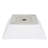 Nantucket Sinks Brant Point 16.13'' White Vitreous China Square Bathroom Sink