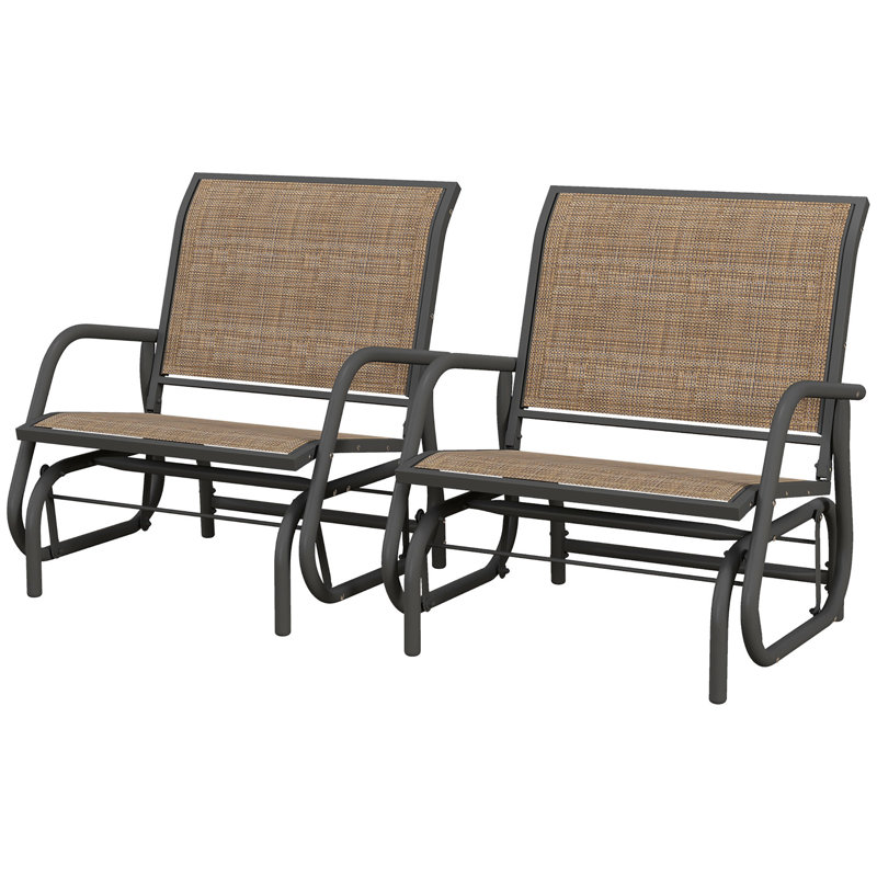 Fauteuil oscillant d'extérieur Smooth Rocking Comfort