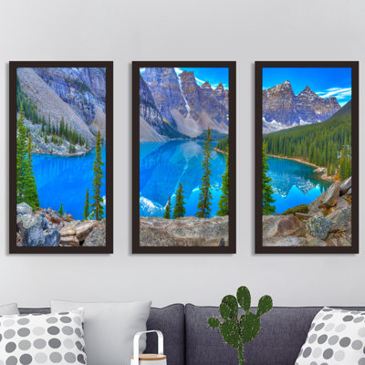Banff 5 - 3 Piece Picture Frame Photograph Print Set on Acrylic -  Picture Perfect International, 704-2598-1224