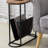 Freestanding Magazine Rack with Top Shelf
