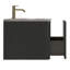 Meuble-lavabo moderne 24 po - chêne noir brossé rayé, lavabo blanc captivant avec style chêne et céramique-1580080238-1580080224