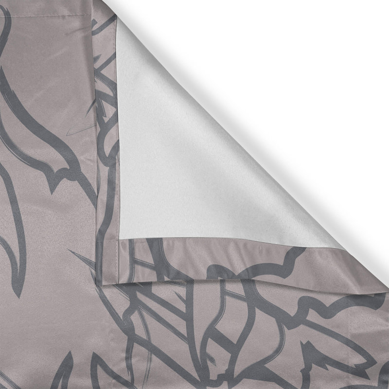 Semi Sheer Curtain Pair